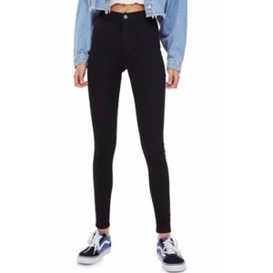 Topshop Joni High Waist Skinny Jeans, Black - image 1